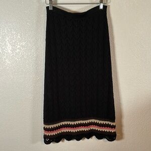 Harold’s Knit Crochet MIDI Skirt Size XS